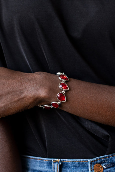 Paparazzi ~ Free Rein ~ Red Bracelet