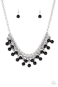 Paparazzi ~ Friday Night Fringe ~ Black Necklace Set