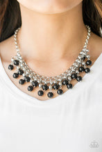Load image into Gallery viewer, Paparazzi ~ Friday Night Fringe ~ Black Necklace Set
