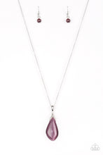 Load image into Gallery viewer, Paparazzi - Friends in GLOW Places - Purple Moonstone Pendant Necklace - Klassy Jewelz Boutique