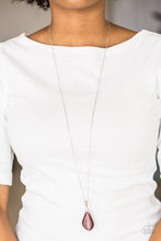 Load image into Gallery viewer, Paparazzi - Friends in GLOW Places - Purple Moonstone Pendant Necklace - Klassy Jewelz Boutique