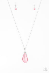 Paparazzi - Friends in GLOW Places - Purple Moonstone Pendant Necklace - Klassy Jewelz Boutique
