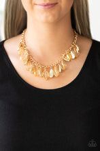 Load image into Gallery viewer, Paparazzi ~ Fringe Fabulous ~ Gold Necklace Set