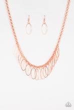Load image into Gallery viewer, Paparazzi ~ Fringe Finale ~ Copper Necklace Set