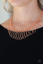 Load image into Gallery viewer, Paparazzi ~ Fringe Finale ~ Copper Necklace Set