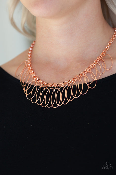 Paparazzi ~ Fringe Finale ~ Copper Necklace Set