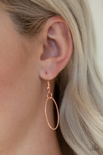 Load image into Gallery viewer, Paparazzi ~ Fringe Finale ~ Copper Necklace Set