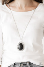 Load image into Gallery viewer, Paparazzi ~ Full Frontier ~ Black Necklace Set