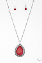 Load image into Gallery viewer, Paparazzi ~ Full Frontier ~ Red Necklace Set