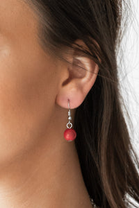 Paparazzi ~ Full Frontier ~ Red Necklace Set
