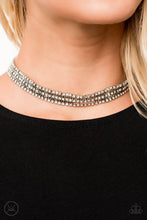 Load image into Gallery viewer, Paparazzi ~ Full REIGN ~ White Choker Necklace Set