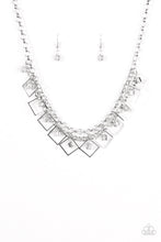 Load image into Gallery viewer, Paparazzi ~ GEO Down In History ~ Silver Necklace Set