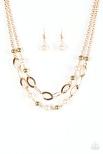 Load image into Gallery viewer, Paparazzi ~ GLIMMER Takes All ~ Gold Necklace Set