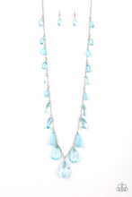 Load image into Gallery viewer, Paparazzi ~ GLOW And Steady Wins The Race ~ Blue Necklace Set