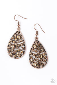 Paparazzi ~ GLOW With The Flow ~ Copper Earrings