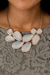 Paparazzi ~ Glimpses of Malibu ~ Fashion Fix Complete Trend Blend ~ Rose Gold Necklace Set