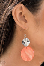 Load image into Gallery viewer, Paparazzi ~ Opulently Oasis ~ Orange Earrings (Fashion Fix Exclusive)