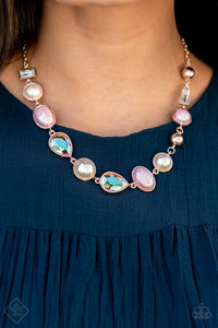 Paparazzi ~ Nautical Nirvana ~ Rose Gold Necklace Set (Fashion Fix Exclusive)