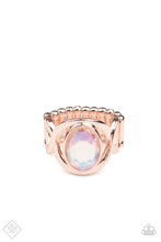 Load image into Gallery viewer, Paparazzi ~ Mystical Treasure ~ Rose Gold Ring with Stretchy Band (Fashion Fix Exclusive)