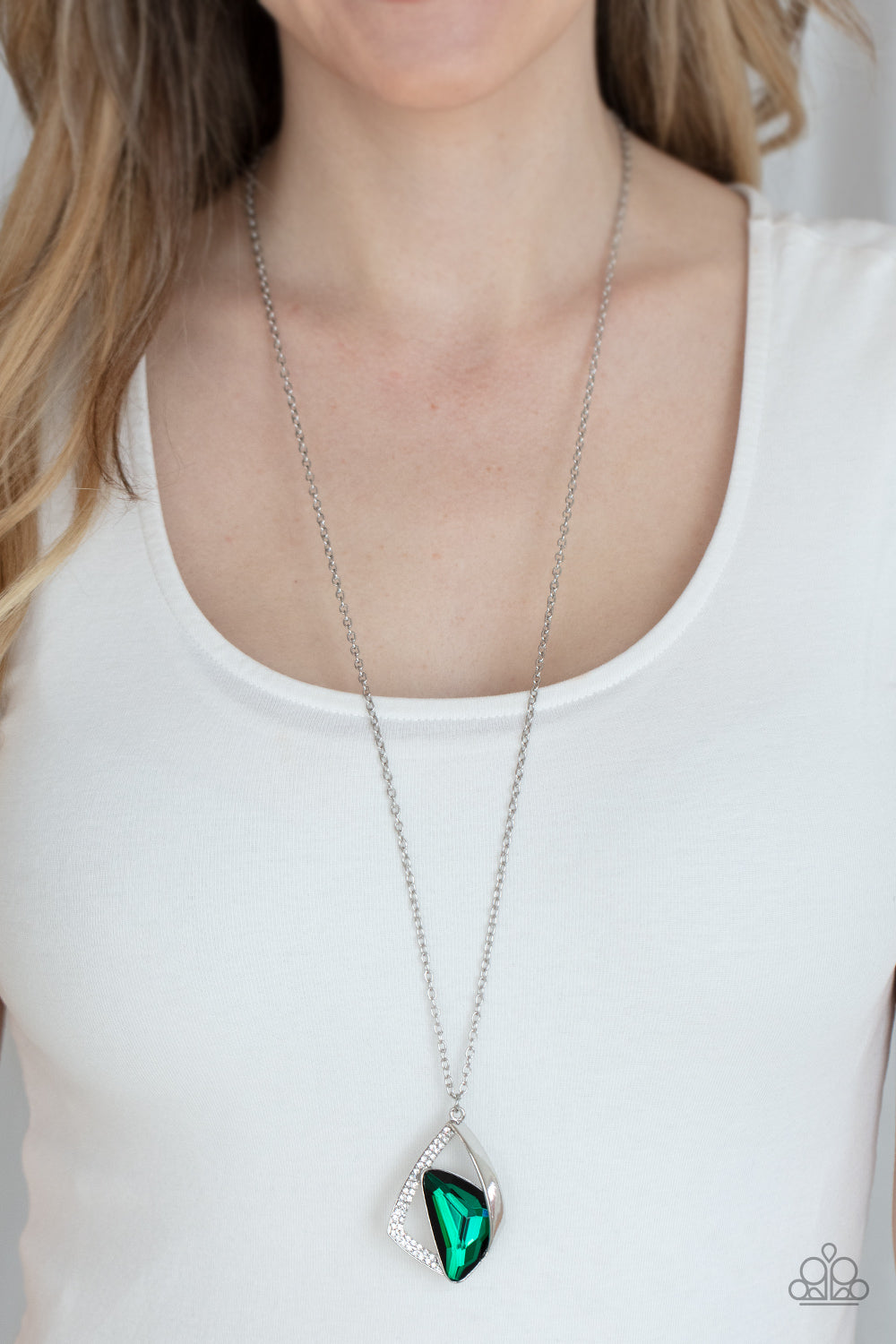 Paparazzi ~ Galactic Wonder ~ Green Necklace Set