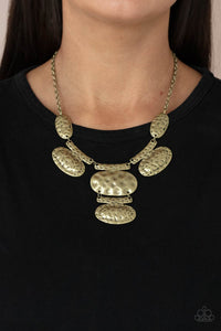 Paparazzi ~ Gallery Relic ~ Brass Necklace  Set