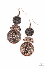 Load image into Gallery viewer, Paparazzi ~ Garden Adventure ~ Copper Earrings