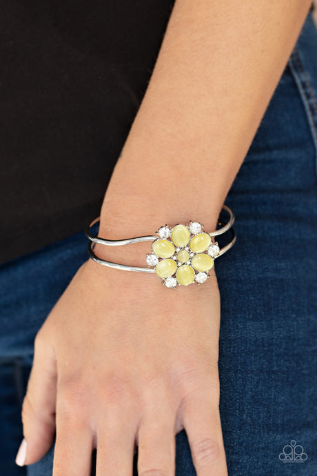 Paparazzi ~ Garden Extravagance ~Yellow Cuff Bracelet