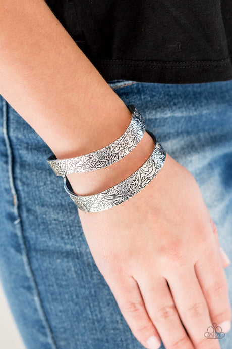 Paparazzi ~ Garden Goddess ~ Silver Cuff Bracelet