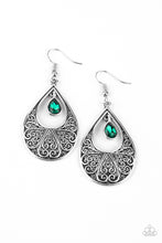 Load image into Gallery viewer, Paparazzi ~ Garden Magic ~ Green Earrings