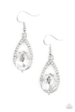 Load image into Gallery viewer, Paparazzi ~ Gatsby Grandeur ~ White Earrings