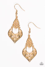 Load image into Gallery viewer, Paparazzi ~ Genie Grotto ~ Gold Earrings