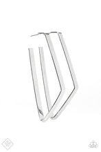Load image into Gallery viewer, Paparazzi ~ Geo Jam ~ Silver Hoop Earrings (Fashion Fix Exclusive)