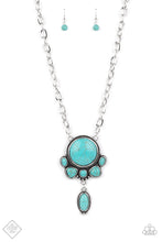 Load image into Gallery viewer, Paparazzi ~ Geographically Gorgeous ~ Blue Turquoise Necklace Set (Fashion Fix Exclusive)