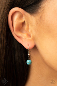 Paparazzi ~ Geographically Gorgeous ~ Blue Turquoise Necklace Set (Fashion Fix Exclusive)