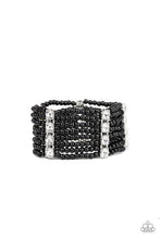 Load image into Gallery viewer, Paparazzi - Get In Line - Black Bead Bracelet - Klassy Jewelz Boutique