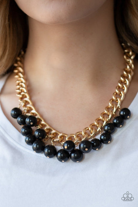 Paparazzi ~ Get Off My Runway ~ Gold Necklace Set