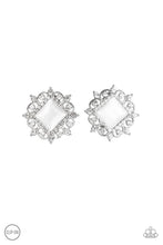 Load image into Gallery viewer, Paparazzi - Get Rich Quick - White Clip-On Earrings - Klassy Jewelz Boutique