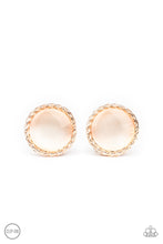 Load image into Gallery viewer, Paparazzi - Get Up and Glow - Rose Gold Clip-On Earrings - Klassy Jewelz Boutique