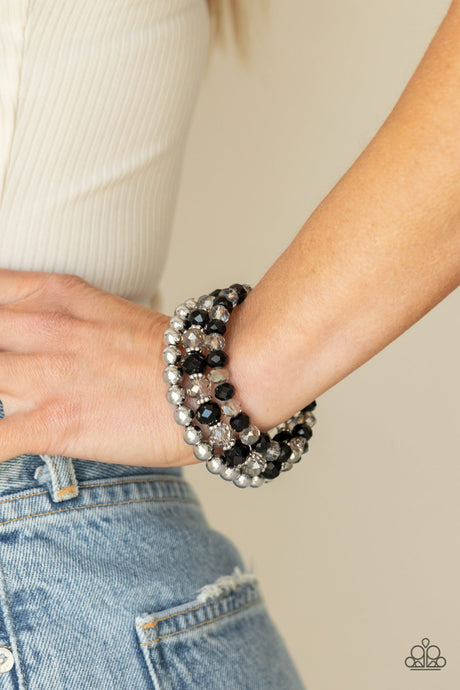 Paparazzi ~ Gimme Gimme ~ Black Infinity Wrap Bracelet