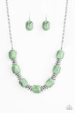 Load image into Gallery viewer, Paparazzi ~ Girl Grit ~ Green Necklace Set