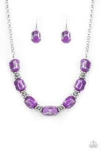 Paparazzi ~ Girl Grit ~ Purple Necklace Set