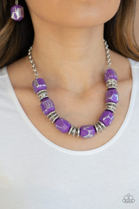 Paparazzi ~ Girl Grit ~ Purple Necklace Set