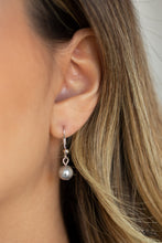 Load image into Gallery viewer, Paparazzi ~ Girls Have More FUNDS ~ Silver Pearl Necklace Set