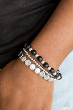 Load image into Gallery viewer, Paparazzi ~ Girly Girl Glamour ~ Black Bracelet