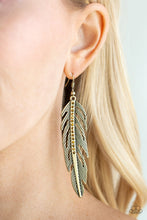 Load image into Gallery viewer, Paparazzi ~ Give Me A ROOST ~ Brass Earrings