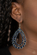 Load image into Gallery viewer, Paparazzi ~ Glacial Glaze ~ Blue Earrings