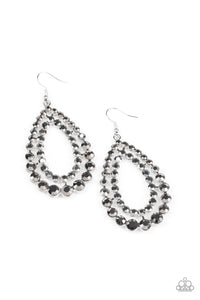 Paparazzi ~ Glacial Glaze ~ Silver Earrings