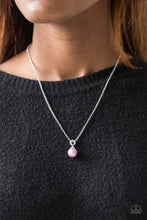 Load image into Gallery viewer, Paparazzi ~ Glamour Girl ~ Purple Bead Necklace Set