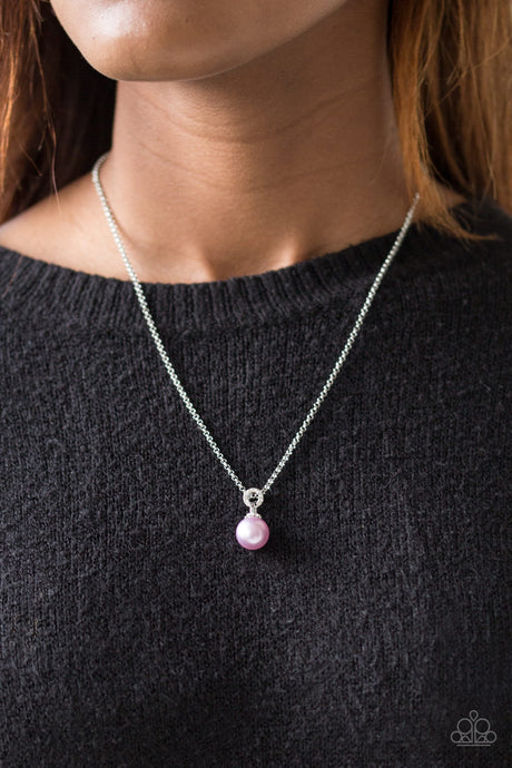 Paparazzi ~ Glamour Girl ~ Purple Bead Necklace Set
