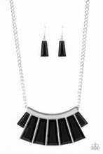 Load image into Gallery viewer, Paparazzi ~ Glamour Goddess ~ Black Necklace Set (Life of the Party Exclusive)